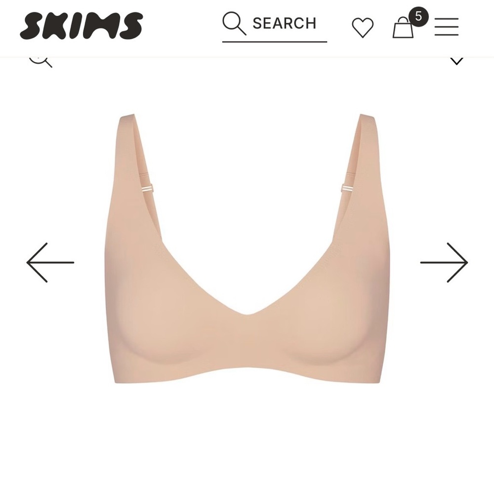 SKIMS plunge bra